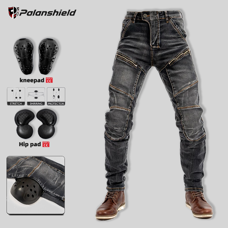 Men Moto Jeans Motorcycle Pant - Motorcycle Gear Jeans のレビューと価格