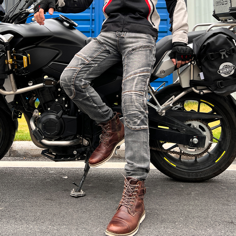 Men Moto Jeans Motorcycle Pant - Motorcycle Gear Jeans のレビューと価格