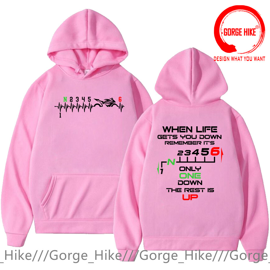 1N23456 Motorcycle Gear Shift  - Motorcycle Gear Hoodie のレビューと価格