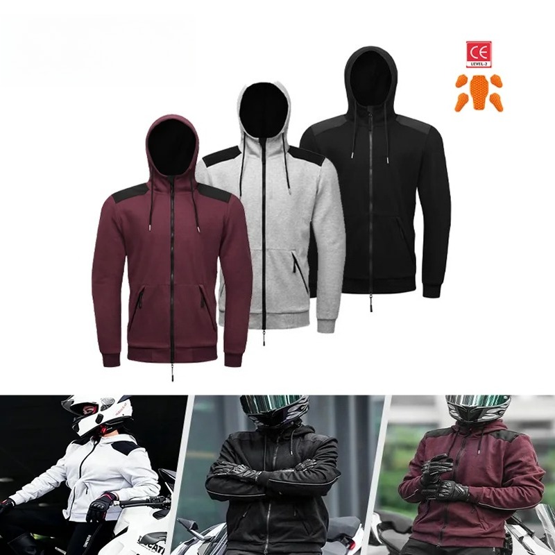 Motorcycle Armored Hoodie, War - Motorcycle Gear Hoodie のレビューと価格