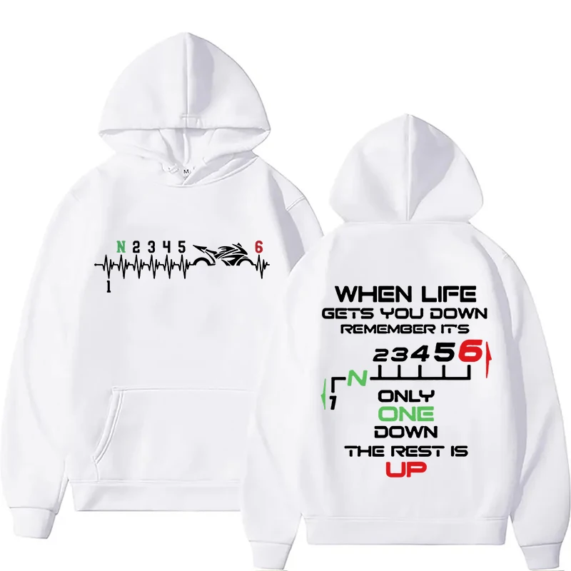 New 1N23456 Motorcycle Gear Bi - Motorcycle Gear Hoodie のレビューと価格