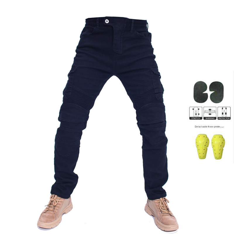 Motorcycle Jeans Pantalones Mo - Motorcycle Gear Jeans のレビューと価格
