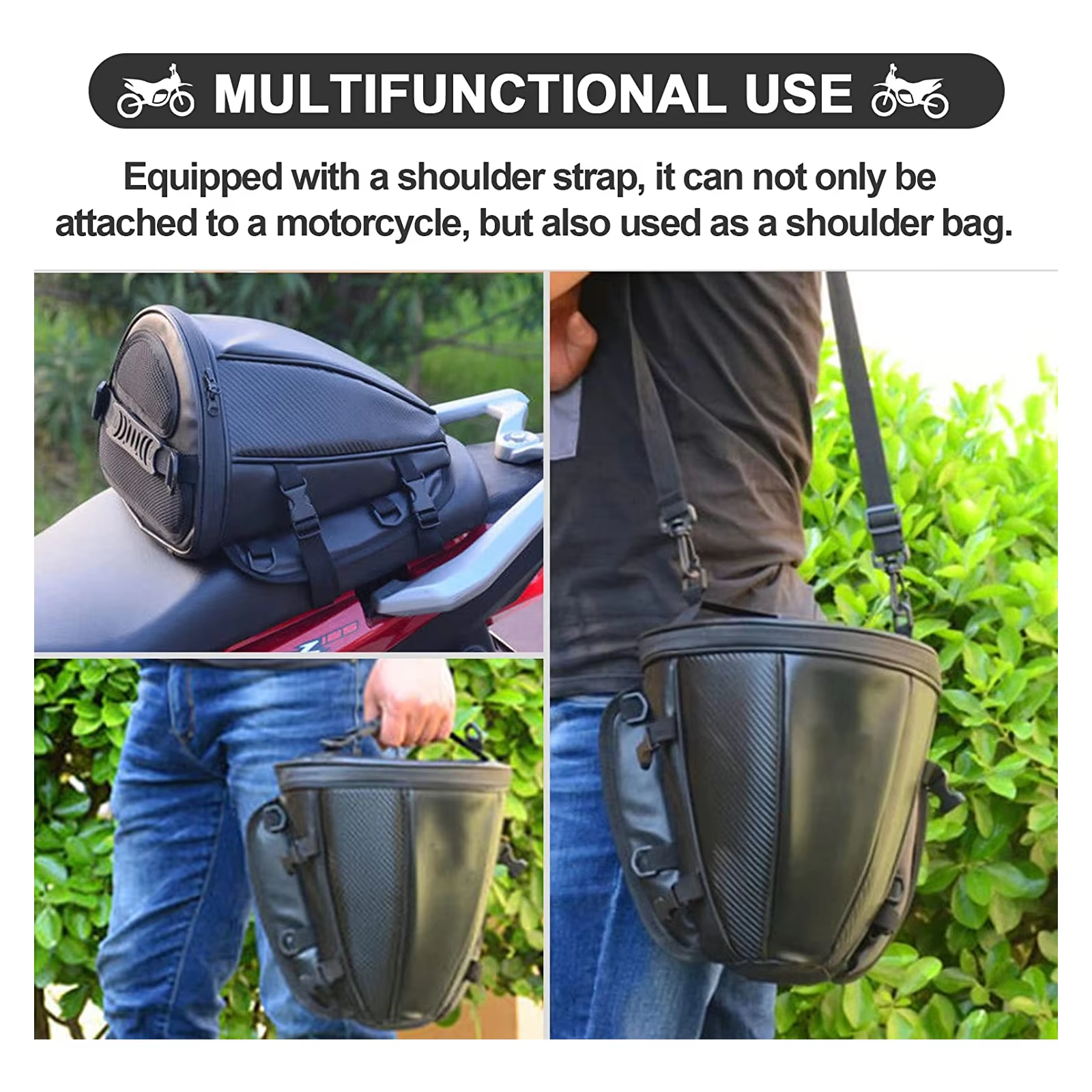 Motorcycle Tail Bag Rear Seat  - Motorcycle Gear Warehouse のレビューと価格