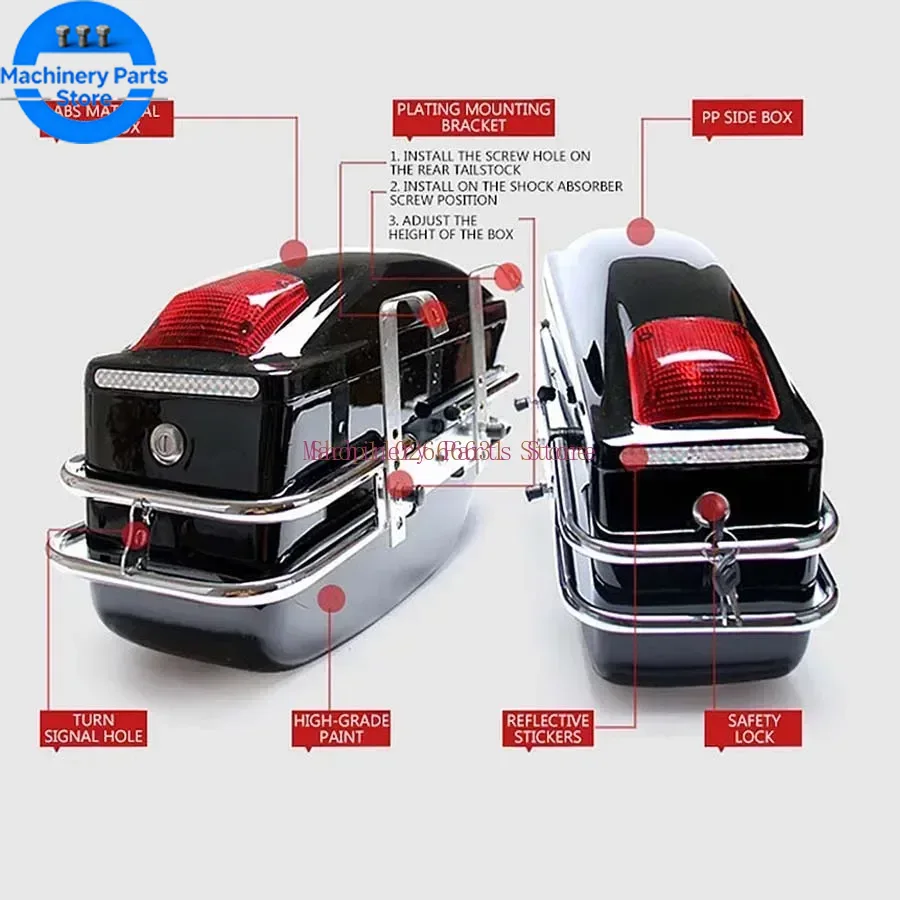 24L Motorcycle Side Boxs Lugga - Motorcycle Gear Warehouse のレビューと価格