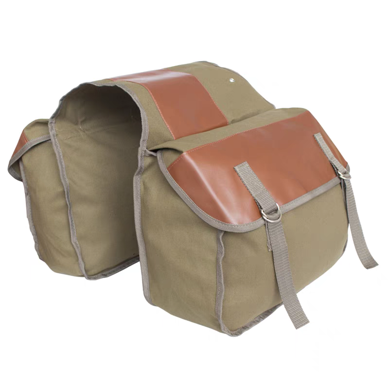 Canvas Leather Rear Saddlebag  - Motorcycle Gear Warehouse のレビューと価格