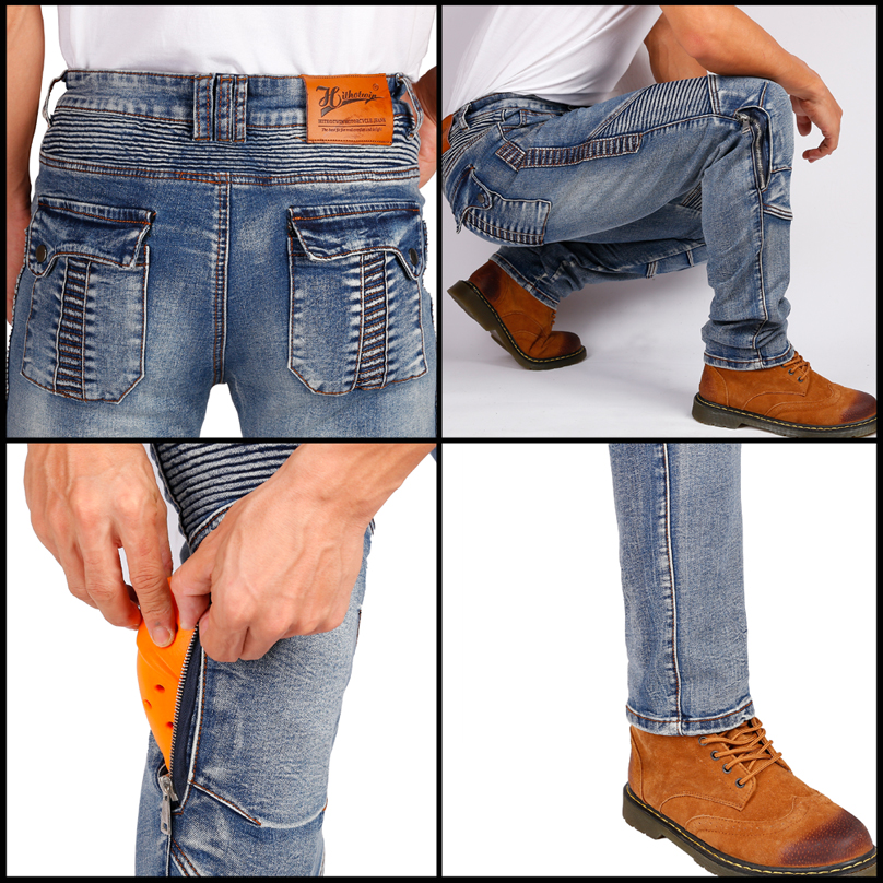 S- 5XL Men Aramid Motorcycle j - Motorcycle Gear Jeans のレビューと価格
