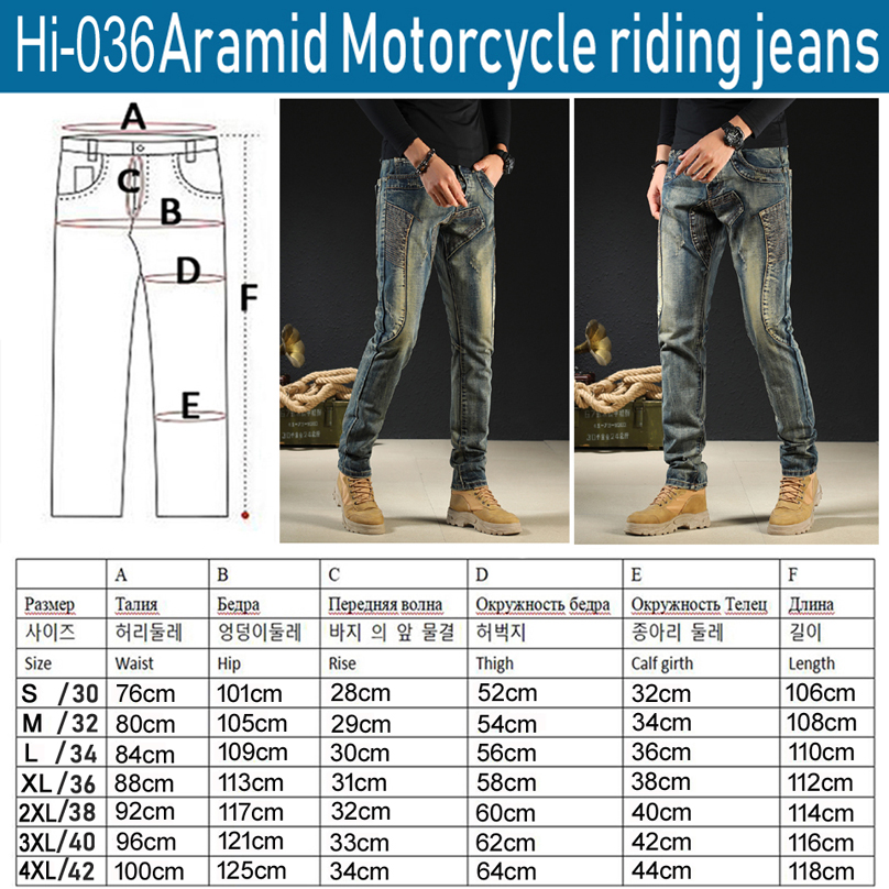 WOLFRIDER Motorcycle Jeans Men - Motorcycle Gear Jeans のレビューと価格
