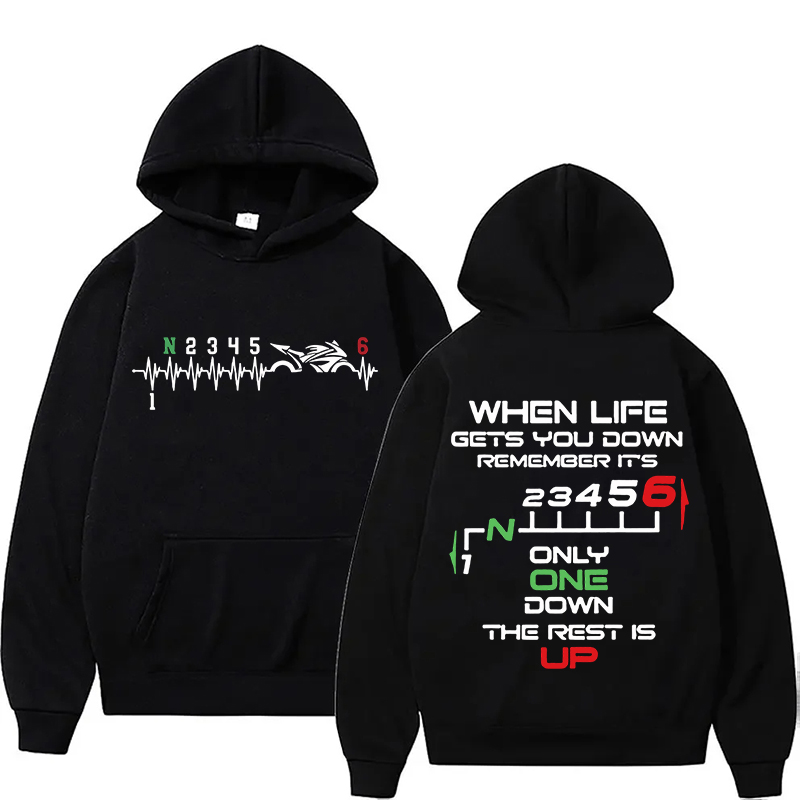New 1N23456 Motorcycle Gear Bi - Motorcycle Gear Hoodie のレビューと価格