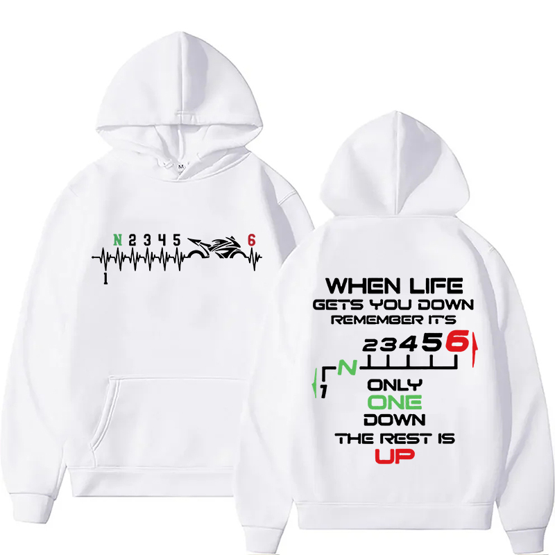 New 1N23456 Motorcycle Gear Bi - Motorcycle Gear Hoodie のレビューと価格