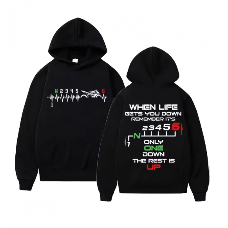 1N23456 Unisex Motorcycle Gear - Motorcycle Gear Hoodie のレビューと価格