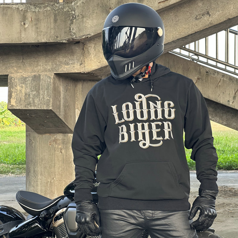 LOONG BIKER Men Women Motorcyc - Motorcycle Gear Hoodie のレビューと価格